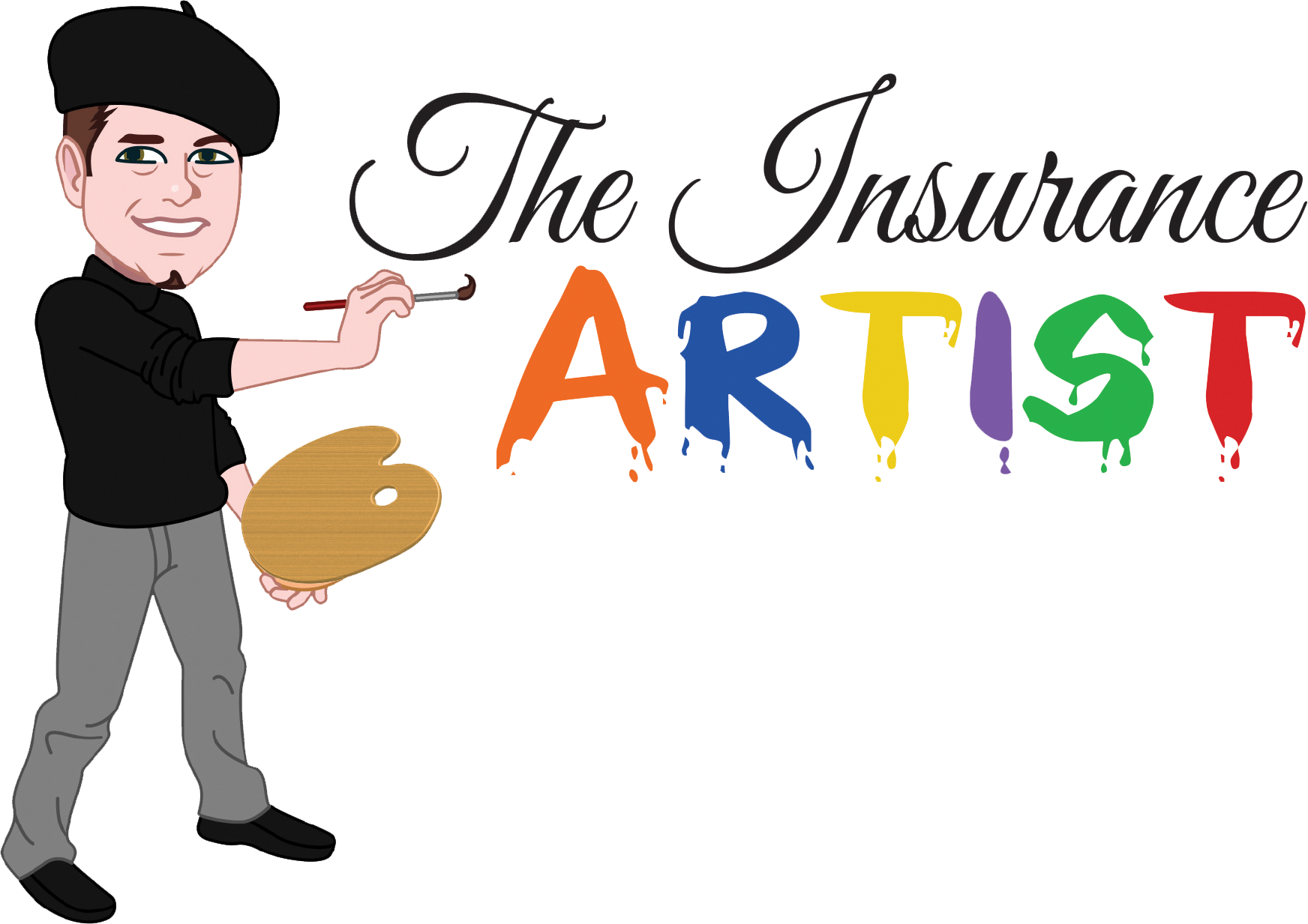 The Insurance Artist - Logo with Avatar
