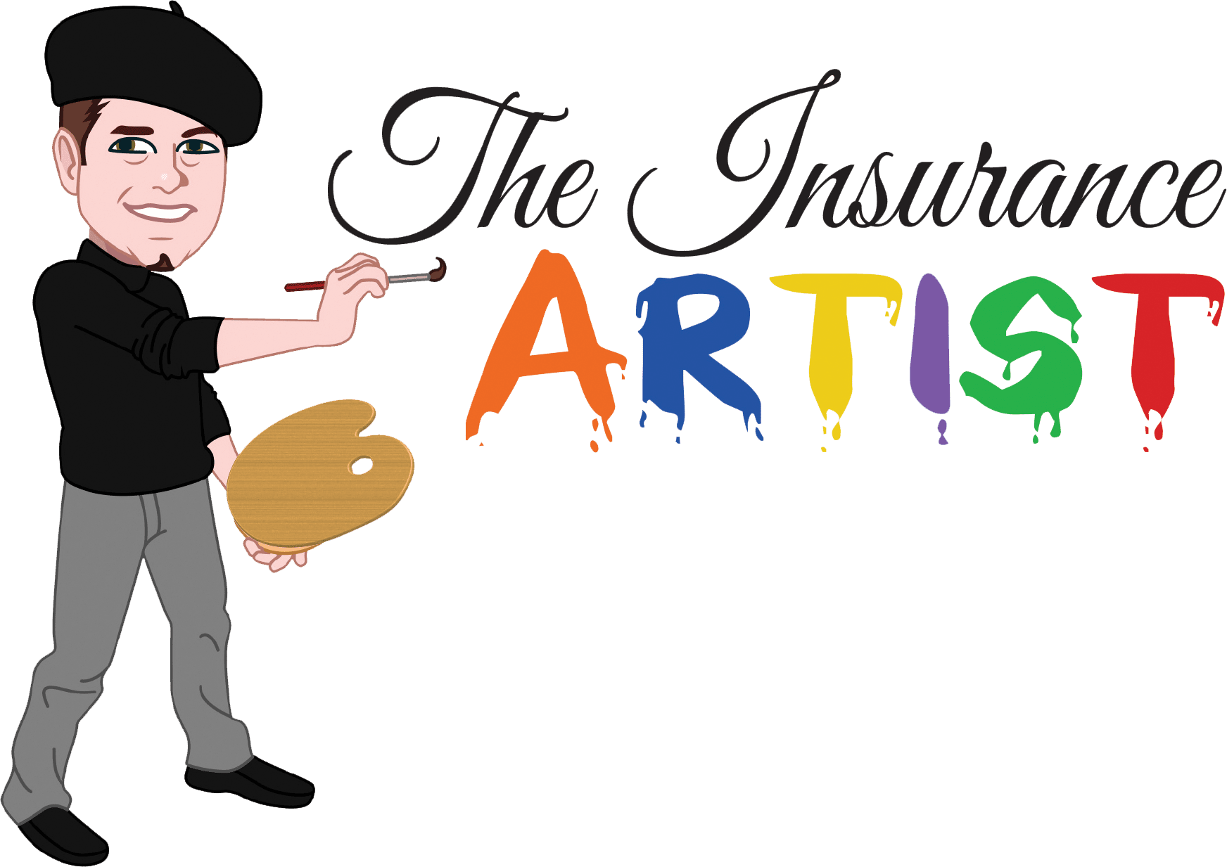 The Insurance Artist - Logo with Avatar